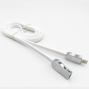 Zinc Alloy USB Data Cable 2.4A for iPhone 5